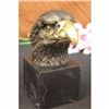 Image 3 : MAGNIFICENT AMERICAN BALD EAGLE BRONZE SCULPTURE MILO