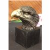 Image 5 : MAGNIFICENT AMERICAN BALD EAGLE BRONZE SCULPTURE MILO