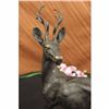 Image 5 : Hunter Prize Game Hunting Buck Stag Bronze Statue Figure