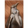 Image 3 : EMPEROR PENGUIN  CHICK ART BRONZE SCULPTURE STATUE  SCULPTURE ART