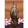 Image 5 : EMPEROR PENGUIN  CHICK ART BRONZE SCULPTURE STATUE  SCULPTURE ART