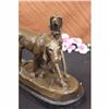 Image 3 : SIGNED VINTAGE HUNTING DOGS BRONZE SCULPTURE