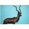 Image 1 : ELK BUCK HUNTER HUNTING SCULPTURE STAG SIGNED MILO ART