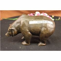 BRONZE MOTHER GRIZZLY BEAR STATUE ART SCULPTURE FIGURE