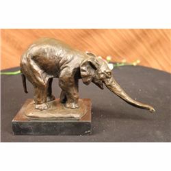 VIENNA BRONZE STATUE MARBLE ELEPHANT FIGURINE BUGATTI