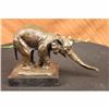 Image 1 : VIENNA BRONZE STATUE MARBLE ELEPHANT FIGURINE BUGATTI