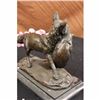 Image 4 : EMILE TRUFFOT POACHER FOX  PHEASANT BRONZE SCULPTURE