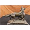 Image 5 : EMILE TRUFFOT POACHER FOX  PHEASANT BRONZE SCULPTURE