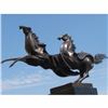 Image 5 : VINTAGE ART DECO BRONZE CONTEMPORAY MUSTANGS