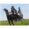 Image 6 : VINTAGE ART DECO BRONZE CONTEMPORAY MUSTANGS