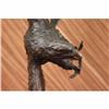Image 3 : 35 TALL ART DECO SIGNED BALD EAGLE BRONZE SCULPTURE NR