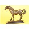Image 1 : ORIGINAL MILO FINE STALLION HORSE BRONZE SCULPTURE