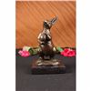 Image 1 : EASTER BUNNY SIGNED MILO BRONZE SCULPTURE