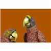 Image 5 : Handcrafted Brazilian Parrot Family Bronze Sculpture on White Marble Base Figure