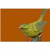 Image 5 : Art Deco Hot Cast Multi Color Patina Love Bird Bronze Sculpture Marble Statue NR