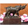 Image 1 : Signed Original Milo Rhino Sculpture Statue Figurine Decor