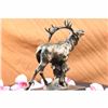Image 4 : Original Signed Male Deer in Forest Stag Statue