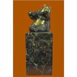 Cute animal bronze sculpture - The Panda - created by Milo Hot Cast Figurine Art