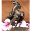 Image 5 : Signed Abstract Modern Art Horse Stallion Bronze Sculpture Decor