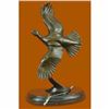Image 1 : Signed Original Juno Female California Quail Bronze Sculpture Marble Statue Gift