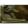 Image 6 : Signed Greyhound Racing Dog Bronze Sculpture Lost Wax Hot Cast Figurine Figure