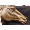 Image 5 : BEAUTIFUL PURE BRONZE MOUNTED HORSE STATUE BUST FIGURE SCULPTURE HOT CAST ART