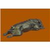 Image 4 : Adorable Sweet Little Bulldog Bronze Sculpture Statue Figurine Figure Home Deco