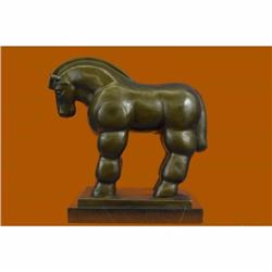 Modern Art Roman Horse Bronze Figurine by BOTERO Statue Sculpture Figurine Decor
