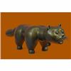 Image 3 : Handcrafted Large Botero Cat Gato Feline Animal Bronze Sculpture Figurine Figure