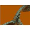 Image 5 : Signed Extra Large American Eagle Green Patina with Spread Wings Bronze Statue