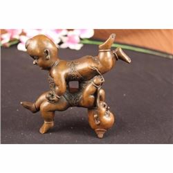 Modern Bronze Sculpture Art Deco ACROBAT Contemporary Museum Statue WOW SALE NR