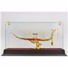 Image 1 : 24K Gold Bronze Extra Large Chinese Ship with Ruby Sapphire Jewelry Sculpture NR
