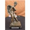 Image 1 : Signed Canova Valentine Cupid Eros Bronze Sculpture art