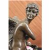 Image 2 : Signed Canova Valentine Cupid Eros Bronze Sculpture art