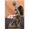 Image 4 : Signed Canova Valentine Cupid Eros Bronze Sculpture art