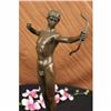 Image 2 : Sign~Mercie~Nude Roman Archer Bronze Sculpture Statue