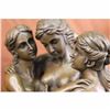 Image 5 : Signed Antonia Canova 3 Graces Bronze Sculpture Statue