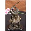 Image 4 : SAMURAI WARRIOR GENUINE HOTCAST PURE BRONZE STATUE ART