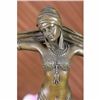 Image 5 : Demetrius Chiparus Romanin Bronze On Marble Dancer RARE Sculpture Art Nouveau