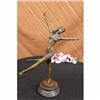 Image 1 : Signed Chiparus Free Floating Dancer Bronze Figurine