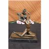 Image 1 : Signed ~Mirval~Nude Free Girl Bronze Sculpture Figure