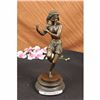 Image 1 : Signed~Gaso~Court Jester Bronze Marble Statue Figure