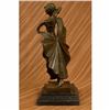 Image 2 : Art Deco Flair Dancer Bronze Sculpture by~Chiparus~Statue Marble Figurine Decor