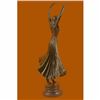 Image 2 : Signed~D.H. Chiparus~Art Nouveau Gypsy Dancer Bronze Sculpture Home Decoration