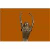 Image 5 : Signed~D.H. Chiparus~Art Nouveau Gypsy Dancer Bronze Sculpture Home Decoration