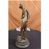 Image 4 : Signed Gerome The Ballplayer Nude Girl Bronze Statue Sculpture Figure