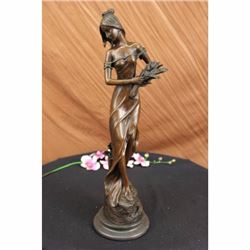 Original 20 Tall Flower Girl by French Artist Jean Patou