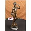 Image 1 : Nude Girl Joyful Dancing Bronze Statue Figure