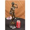 Image 2 : Nude Girl Joyful Dancing Bronze Statue Figure
