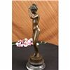 Image 5 : Nude Girl Joyful Dancing Bronze Statue Figure